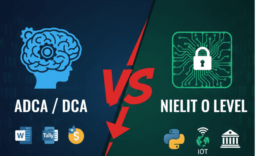 ADCA/DCA vs NIELIT O Level: Which Computer Course Is Better for Your Career?